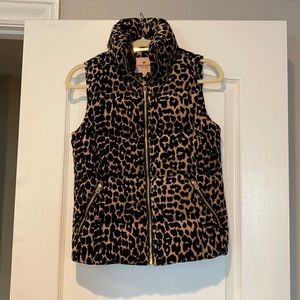 Like-new Juicy Couture Leopard vest size xs